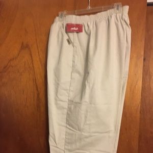 capri pants beige new w/tags plus size 24W